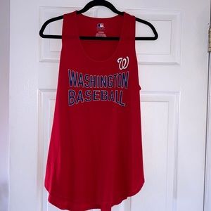 Washington Nationals tank, size XL